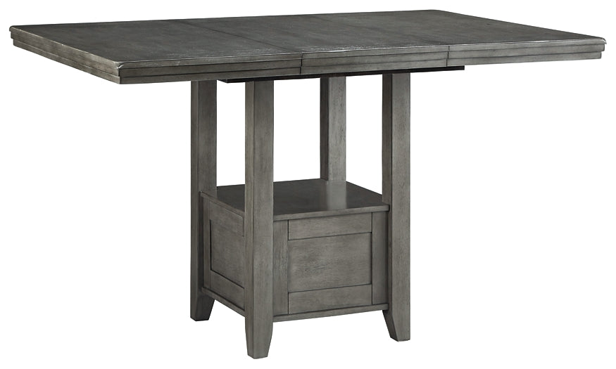Hallanden Counter Height Dining Table and 6 Barstools Factory Furniture Mattress & More - Online or In-Store at our Phillipsburg Location Serving Dayton, Eaton, and Greenville. Shop Now.