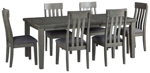 Hallanden Dining Table and 6 Chairs Factory Furniture Mattress & More - Online or In-Store at our Phillipsburg Location Serving Dayton, Eaton, and Greenville. Shop Now.