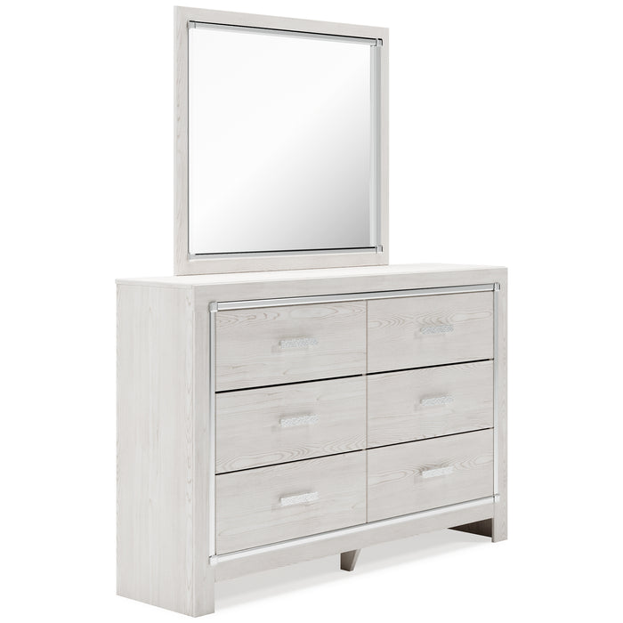 Altyra King Bookcase Headboard with Mirrored Dresser, Chest and 2 Nightstands Factory Furniture Mattress & More - Online or In-Store at our Phillipsburg Location Serving Dayton, Eaton, and Greenville. Shop Now.
