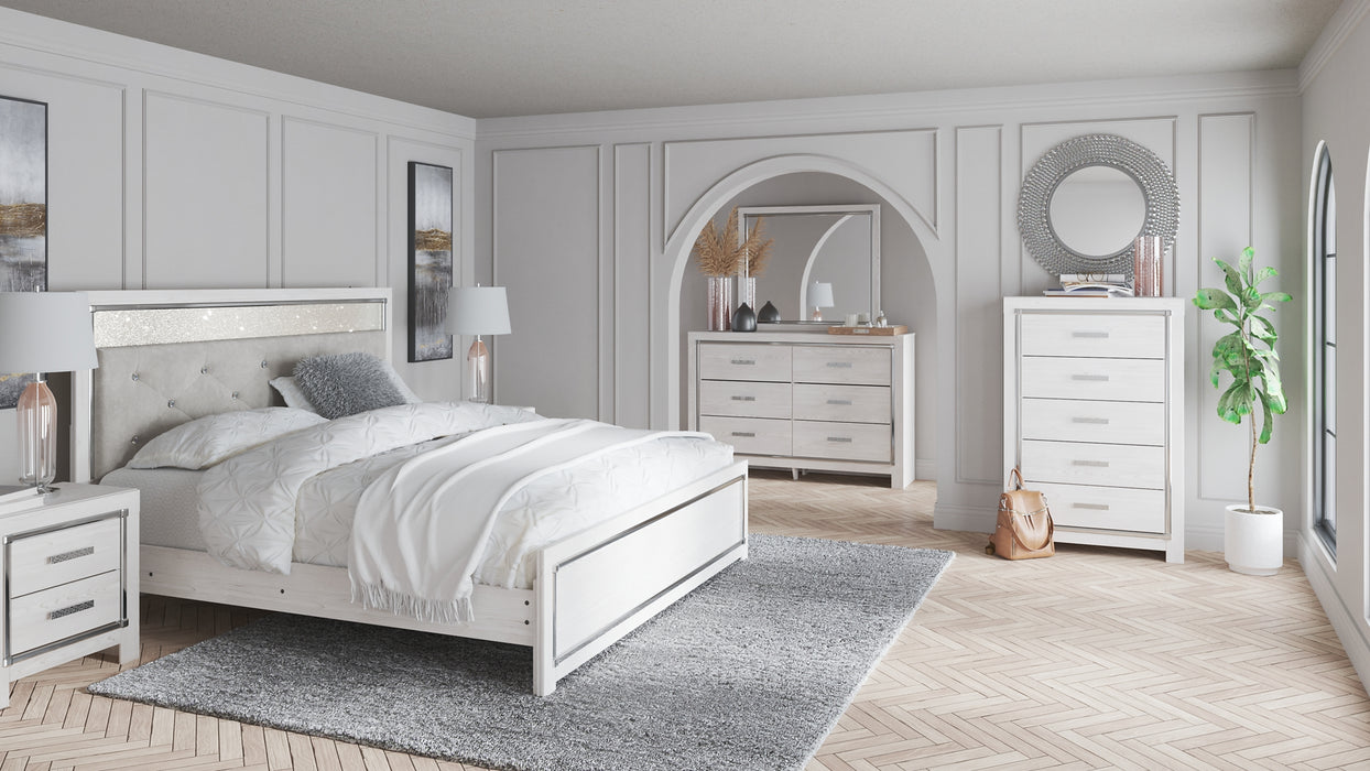 Altyra King Panel Bed with Mirrored Dresser and Chest Factory Furniture Mattress & More - Online or In-Store at our Phillipsburg Location Serving Dayton, Eaton, and Greenville. Shop Now.