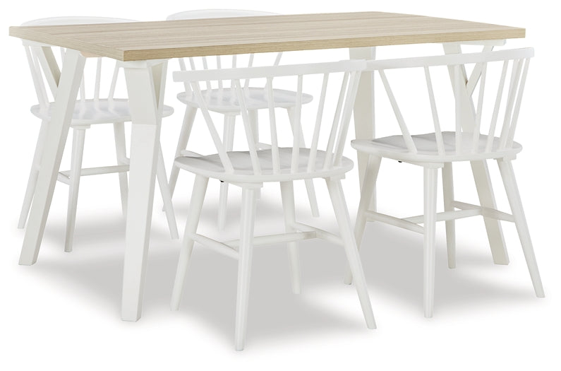 Grannen Dining Table and 4 Chairs Factory Furniture Mattress & More - Online or In-Store at our Phillipsburg Location Serving Dayton, Eaton, and Greenville. Shop Now.