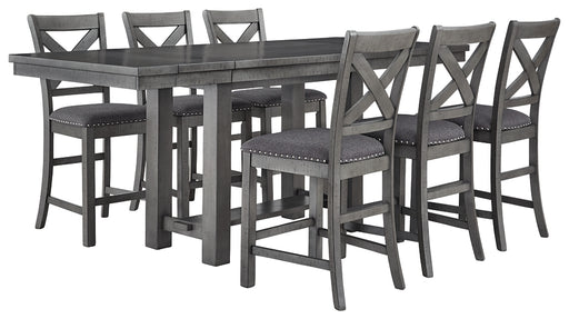 Myshanna Counter Height Dining Table and 6 Barstools Factory Furniture Mattress & More - Online or In-Store at our Phillipsburg Location Serving Dayton, Eaton, and Greenville. Shop Now.