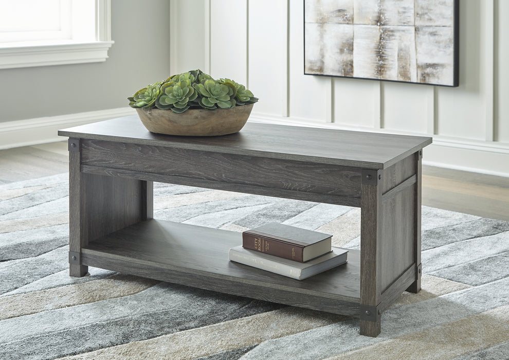 Freedan Coffee Table with 1 End Table Factory Furniture Mattress & More - Online or In-Store at our Phillipsburg Location Serving Dayton, Eaton, and Greenville. Shop Now.