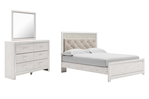 Altyra Queen Panel Bed with Mirrored Dresser Factory Furniture Mattress & More - Online or In-Store at our Phillipsburg Location Serving Dayton, Eaton, and Greenville. Shop Now.