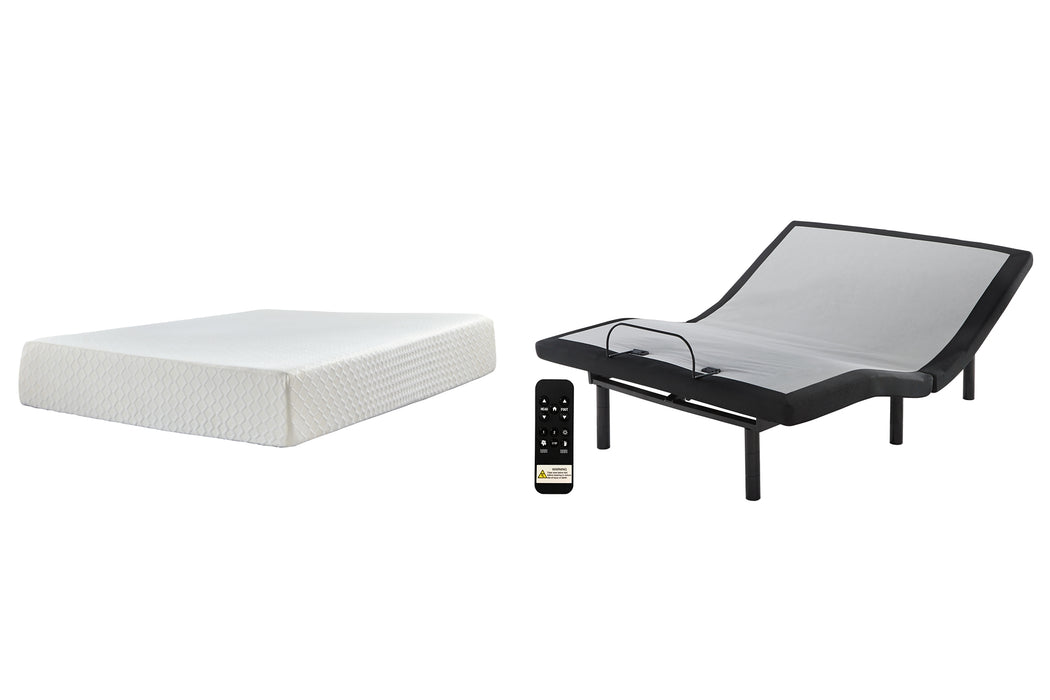 Chime 12 Inch Memory Foam Mattress with Adjustable Base Factory Furniture Mattress & More - Online or In-Store at our Phillipsburg Location Serving Dayton, Eaton, and Greenville. Shop Now.