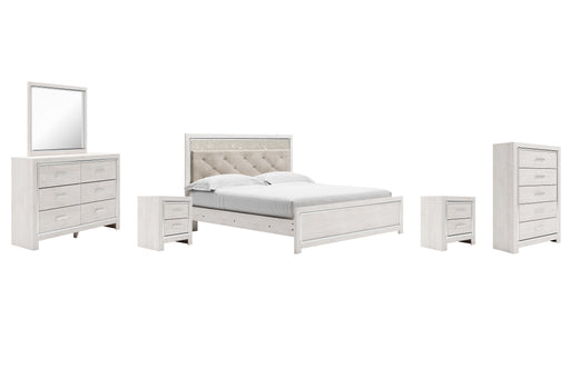 Altyra King Panel Bed with Mirrored Dresser, Chest and 2 Nightstands Factory Furniture Mattress & More - Online or In-Store at our Phillipsburg Location Serving Dayton, Eaton, and Greenville. Shop Now.