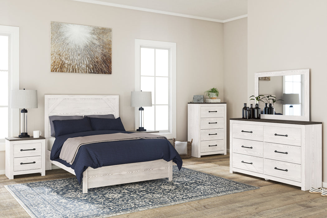 Gerridan Full Panel Bed with Mirrored Dresser, Chest and 2 Nightstands Factory Furniture Mattress & More - Online or In-Store at our Phillipsburg Location Serving Dayton, Eaton, and Greenville. Shop Now.