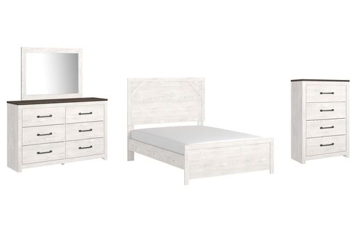 Gerridan Full Panel Bed with Mirrored Dresser and Chest Factory Furniture Mattress & More - Online or In-Store at our Phillipsburg Location Serving Dayton, Eaton, and Greenville. Shop Now.