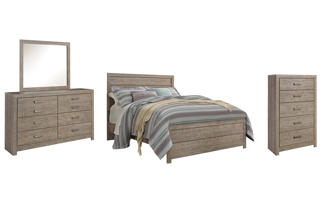 Culverbach Queen Panel Bed with Mirrored Dresser and Chest Factory Furniture Mattress & More - Online or In-Store at our Phillipsburg Location Serving Dayton, Eaton, and Greenville. Shop Now.