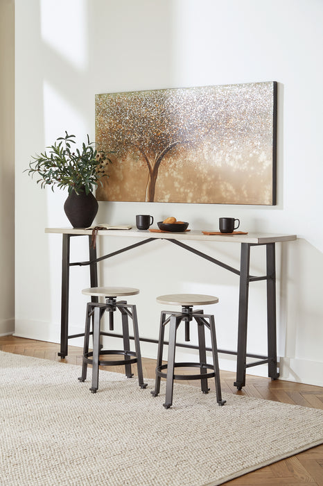 Karisslyn Counter Height Dining Table and 2 Barstools Factory Furniture Mattress & More - Online or In-Store at our Phillipsburg Location Serving Dayton, Eaton, and Greenville. Shop Now.