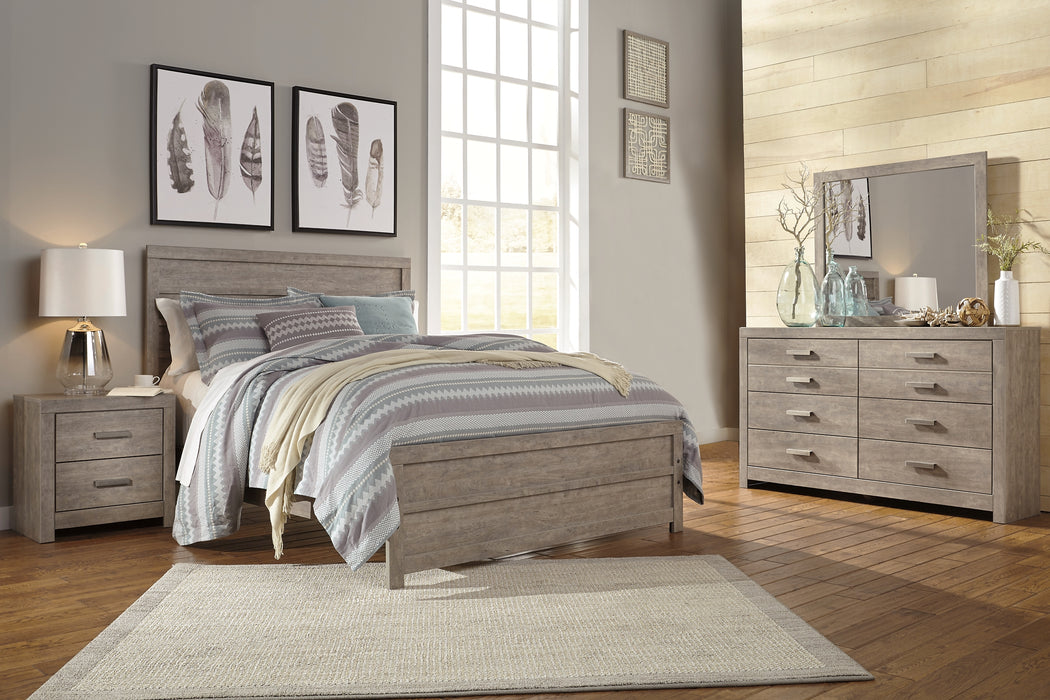 Culverbach Queen Panel Bed with Mirrored Dresser Factory Furniture Mattress & More - Online or In-Store at our Phillipsburg Location Serving Dayton, Eaton, and Greenville. Shop Now.