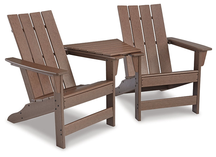 Emmeline 2 Adirondack Chairs with Connector Table Factory Furniture Mattress & More - Online or In-Store at our Phillipsburg Location Serving Dayton, Eaton, and Greenville. Shop Now.