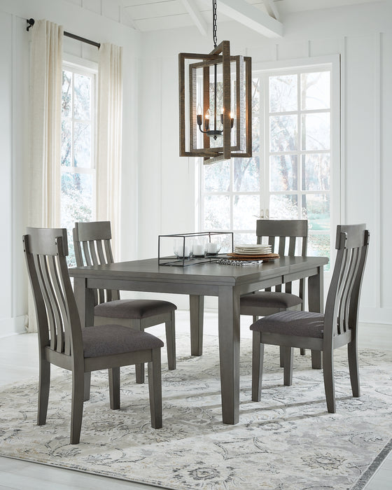 Hallanden Dining Table and 4 Chairs Factory Furniture Mattress & More - Online or In-Store at our Phillipsburg Location Serving Dayton, Eaton, and Greenville. Shop Now.
