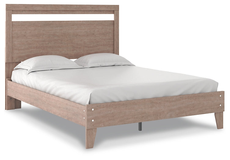 Flannia Queen Panel Platform Bed with 2 Nightstands Factory Furniture Mattress & More - Online or In-Store at our Phillipsburg Location Serving Dayton, Eaton, and Greenville. Shop Now.