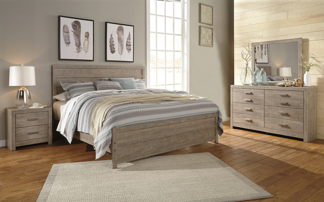 Culverbach King Panel Bed with Mirrored Dresser Factory Furniture Mattress & More - Online or In-Store at our Phillipsburg Location Serving Dayton, Eaton, and Greenville. Shop Now.