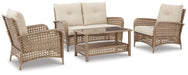 Braylee Outdoor Loveseat and 2 Chairs with Coffee Table Factory Furniture Mattress & More - Online or In-Store at our Phillipsburg Location Serving Dayton, Eaton, and Greenville. Shop Now.