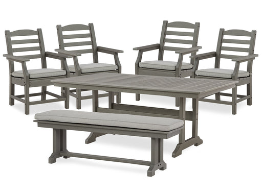 Visola Outdoor Dining Table and 4 Chairs and Bench Factory Furniture Mattress & More - Online or In-Store at our Phillipsburg Location Serving Dayton, Eaton, and Greenville. Shop Now.