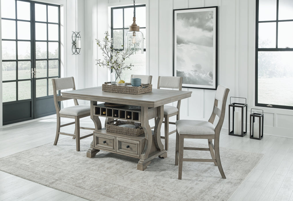Moreshire Counter Height Dining Table and 4 Barstools Factory Furniture Mattress & More - Online or In-Store at our Phillipsburg Location Serving Dayton, Eaton, and Greenville. Shop Now.