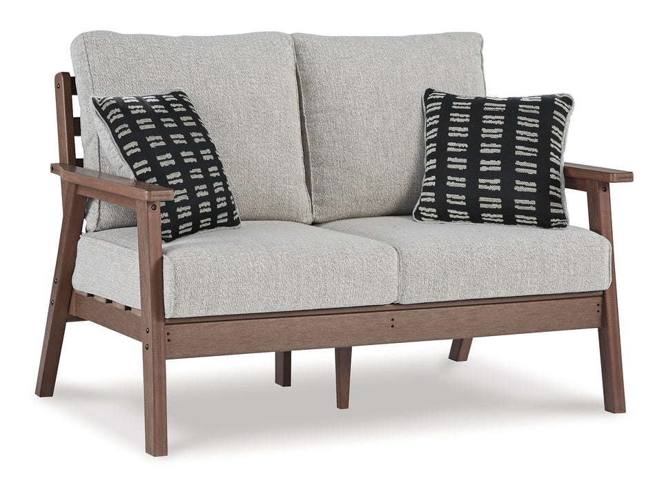 Emmeline Outdoor Sofa and Loveseat with Coffee Table Factory Furniture Mattress & More - Online or In-Store at our Phillipsburg Location Serving Dayton, Eaton, and Greenville. Shop Now.