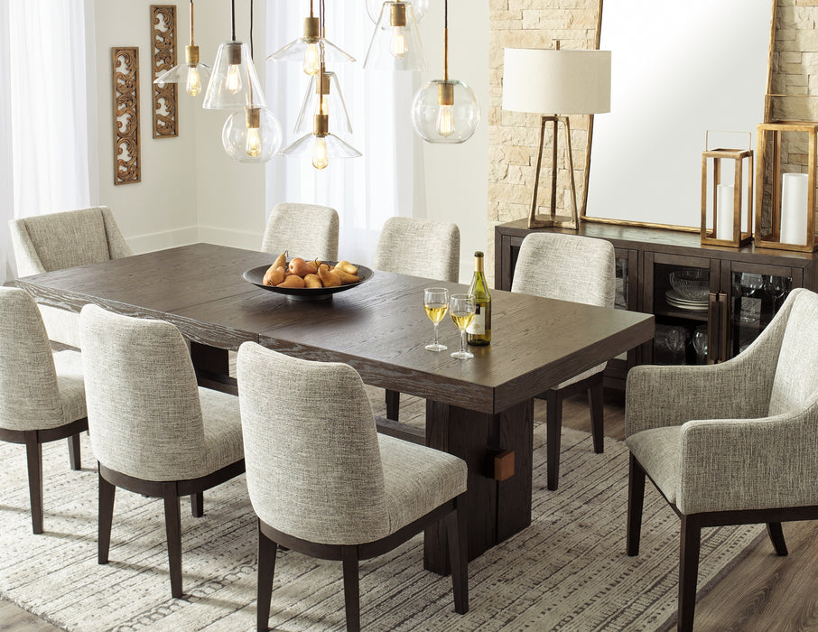 Burkhaus Dining Table and 8 Chairs Factory Furniture Mattress & More - Online or In-Store at our Phillipsburg Location Serving Dayton, Eaton, and Greenville. Shop Now.