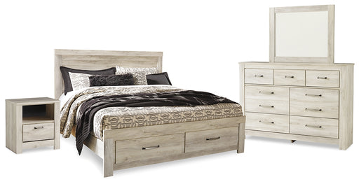 Bellaby King Platform Bed with 2 Storage Drawers with Mirrored Dresser and Nightstand Factory Furniture Mattress & More - Online or In-Store at our Phillipsburg Location Serving Dayton, Eaton, and Greenville. Shop Now.