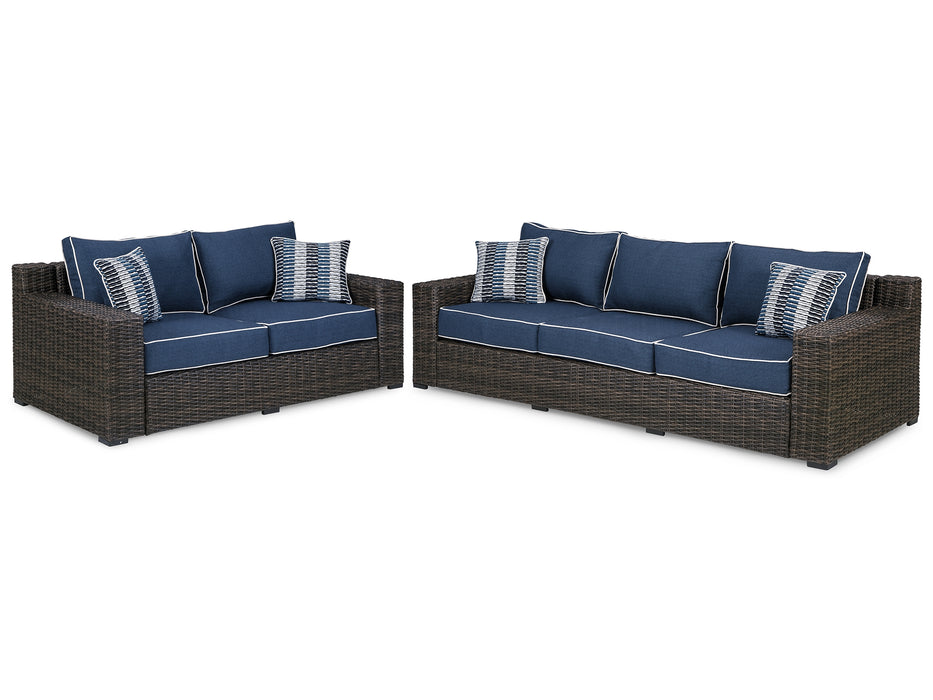 Grasson Lane Outdoor Sofa and Loveseat Factory Furniture Mattress & More - Online or In-Store at our Phillipsburg Location Serving Dayton, Eaton, and Greenville. Shop Now.