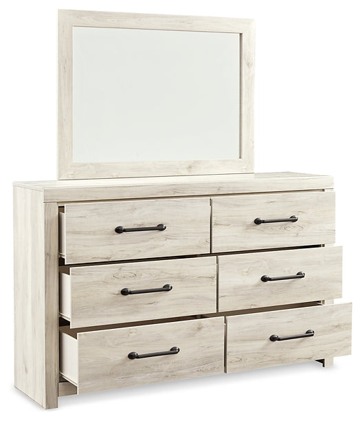 Cambeck King Panel Bed with 2 Storage Drawers with Mirrored Dresser and Nightstand Factory Furniture Mattress & More - Online or In-Store at our Phillipsburg Location Serving Dayton, Eaton, and Greenville. Shop Now.