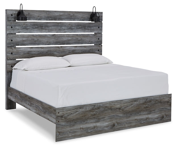 Baystorm Queen Panel Bed with Mirrored Dresser and Nightstand Factory Furniture Mattress & More - Online or In-Store at our Phillipsburg Location Serving Dayton, Eaton, and Greenville. Shop Now.