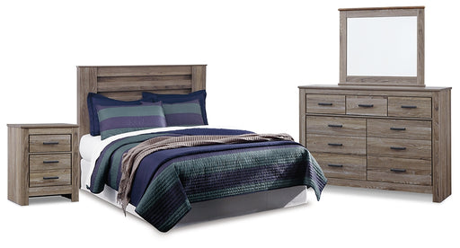 Zelen Queen Panel Headboard with Mirrored Dresser and Nightstand Factory Furniture Mattress & More - Online or In-Store at our Phillipsburg Location Serving Dayton, Eaton, and Greenville. Shop Now.
