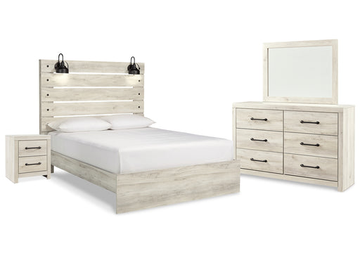Cambeck Queen Panel Bed with Mirrored Dresser and Nightstand Factory Furniture Mattress & More - Online or In-Store at our Phillipsburg Location Serving Dayton, Eaton, and Greenville. Shop Now.