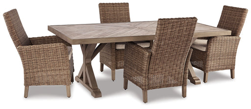 Beachcroft Outdoor Dining Table and 4 Chairs Factory Furniture Mattress & More - Online or In-Store at our Phillipsburg Location Serving Dayton, Eaton, and Greenville. Shop Now.