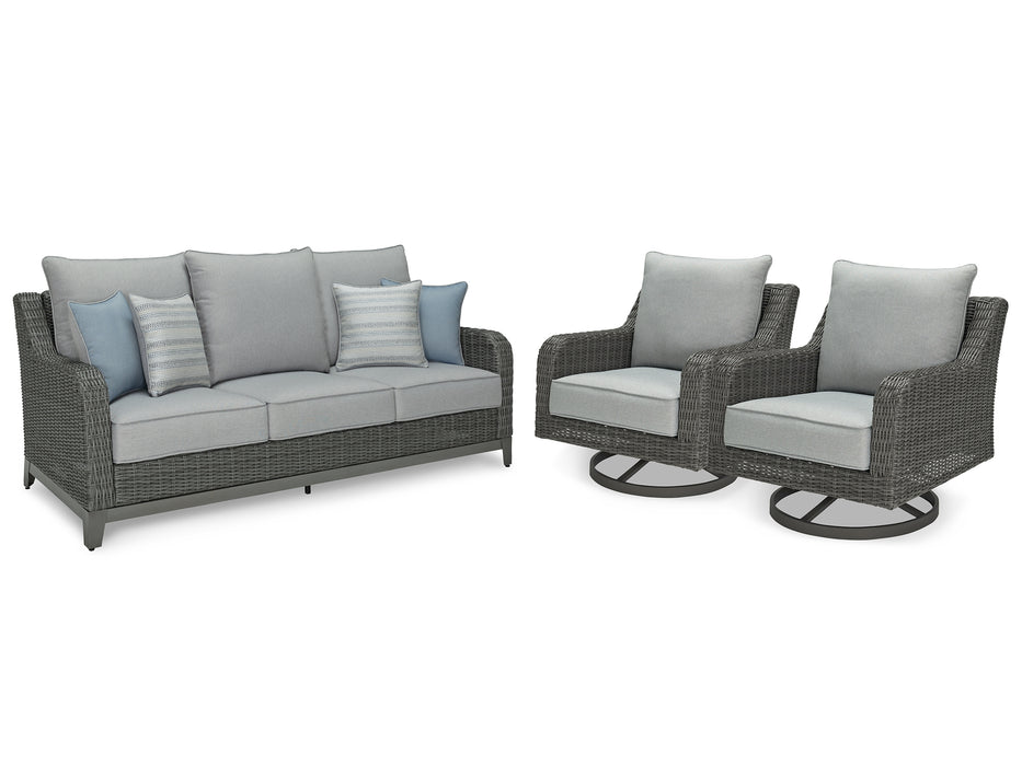 Elite Park Outdoor Sofa with 2 Lounge Chairs Factory Furniture Mattress & More - Online or In-Store at our Phillipsburg Location Serving Dayton, Eaton, and Greenville. Shop Now.