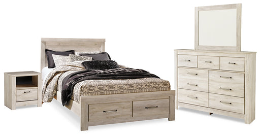 Bellaby Queen Platform Bed with 2 Storage Drawers with Mirrored Dresser and Nightstand Factory Furniture Mattress & More - Online or In-Store at our Phillipsburg Location Serving Dayton, Eaton, and Greenville. Shop Now.