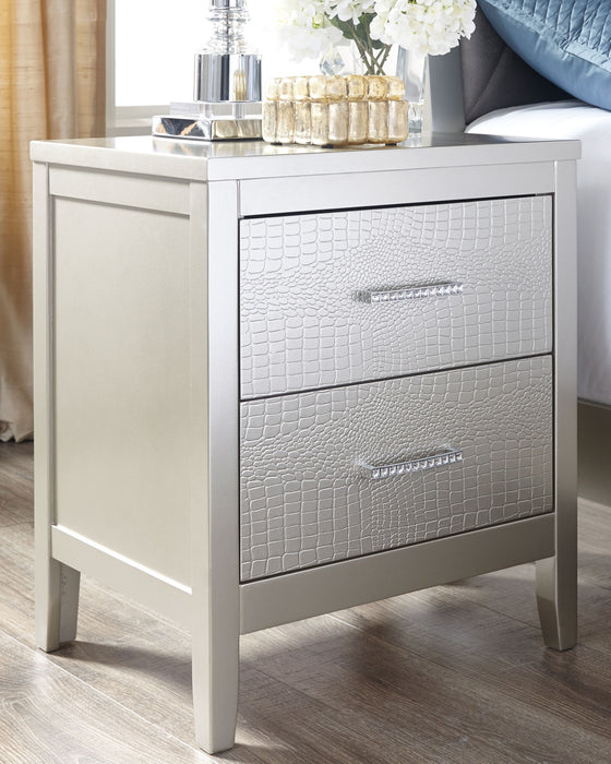 Olivet Two Drawer Night Stand Factory Furniture Mattress & More - Online or In-Store at our Phillipsburg Location Serving Dayton, Eaton, and Greenville. Shop Now.