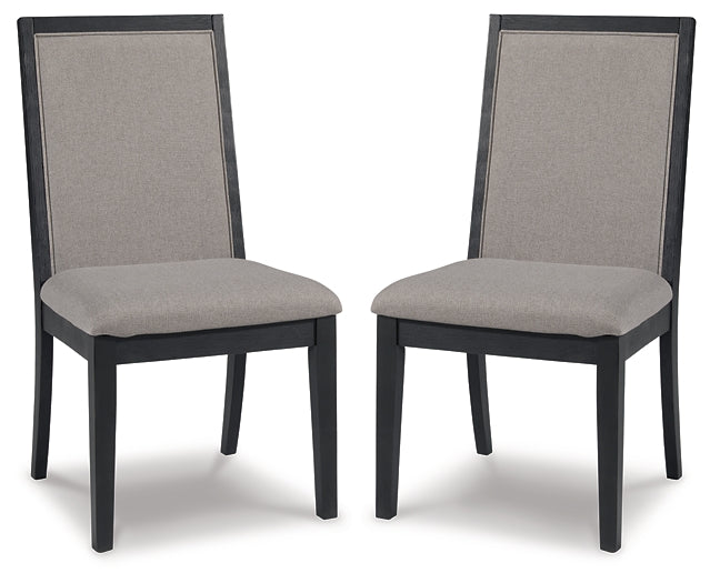 Foyland Dining UPH Side Chair (2/CN) Factory Furniture Mattress & More - Online or In-Store at our Phillipsburg Location Serving Dayton, Eaton, and Greenville. Shop Now.