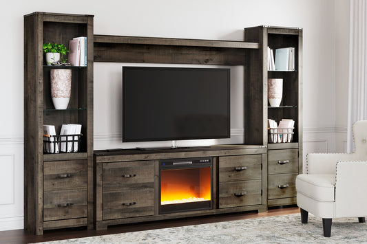 Trinell 4-Piece Entertainment Center with Electric Fireplace Factory Furniture Mattress & More - Online or In-Store at our Phillipsburg Location Serving Dayton, Eaton, and Greenville. Shop Now.
