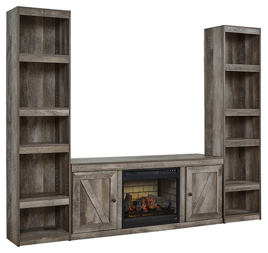Wynnlow 3-Piece Entertainment Center with Electric Fireplace Factory Furniture Mattress & More - Online or In-Store at our Phillipsburg Location Serving Dayton, Eaton, and Greenville. Shop Now.