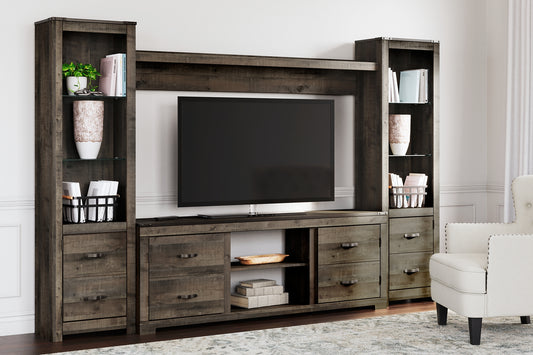 Trinell 4-Piece Entertainment Center Factory Furniture Mattress & More - Online or In-Store at our Phillipsburg Location Serving Dayton, Eaton, and Greenville. Shop Now.