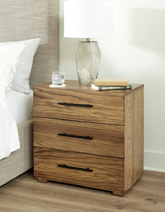 Dakmore Three Drawer Night Stand Factory Furniture Mattress & More - Online or In-Store at our Phillipsburg Location Serving Dayton, Eaton, and Greenville. Shop Now.