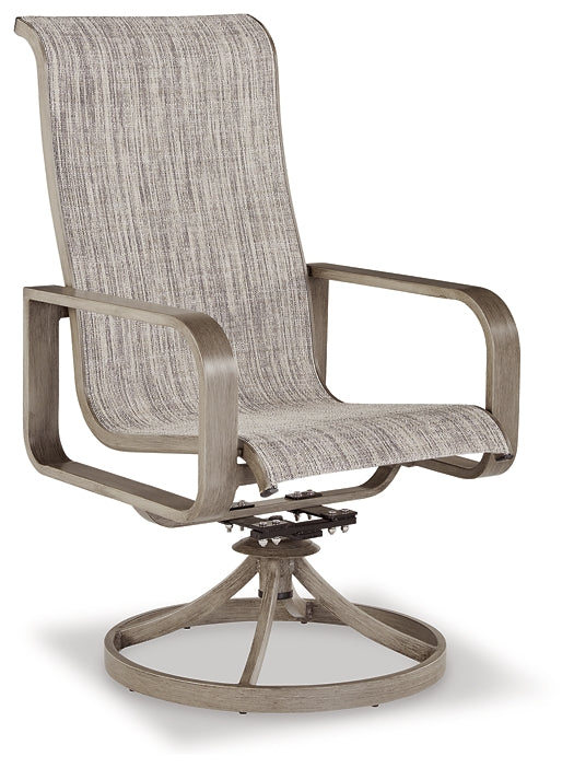 Beach Front Sling Swivel Chair (2/CN) Factory Furniture Mattress & More - Online or In-Store at our Phillipsburg Location Serving Dayton, Eaton, and Greenville. Shop Now.