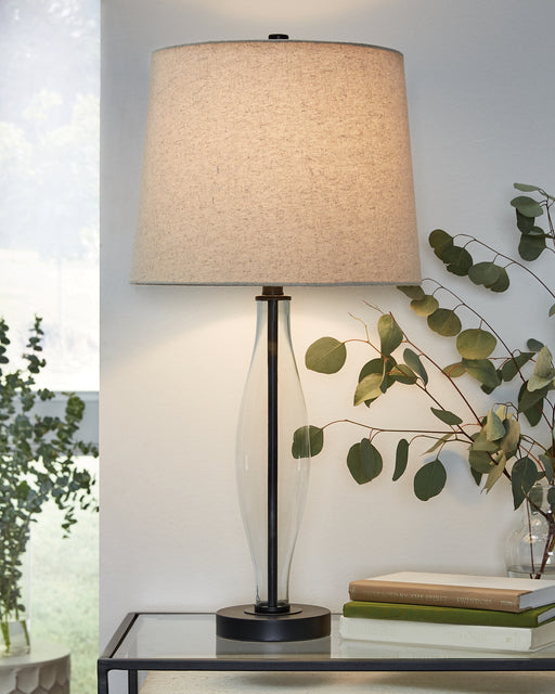 Travisburg Glass Table Lamp (2/CN) Factory Furniture Mattress & More - Online or In-Store at our Phillipsburg Location Serving Dayton, Eaton, and Greenville. Shop Now.