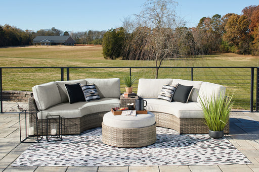 Calworth 4-Piece Outdoor Sectional Factory Furniture Mattress & More - Online or In-Store at our Phillipsburg Location Serving Dayton, Eaton, and Greenville. Shop Now.