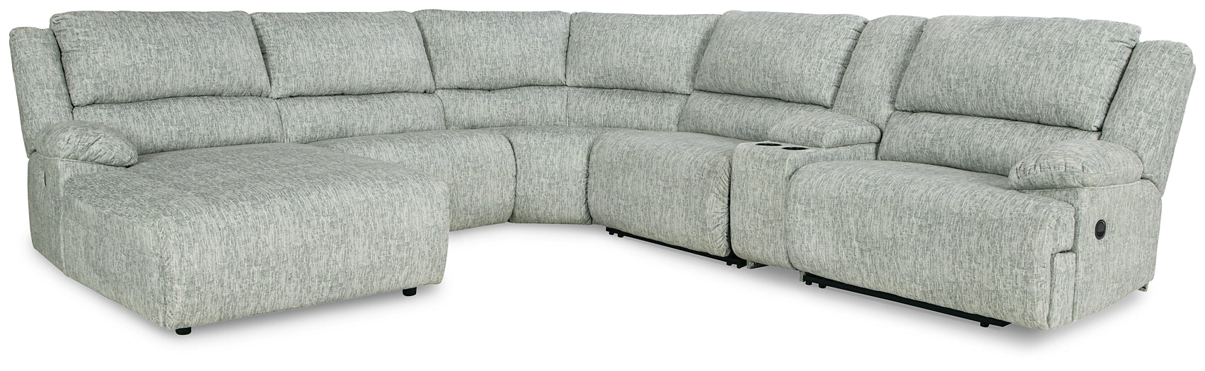 McClelland 6-Piece Reclining Sectional with Chaise Factory Furniture Mattress & More - Online or In-Store at our Phillipsburg Location Serving Dayton, Eaton, and Greenville. Shop Now.
