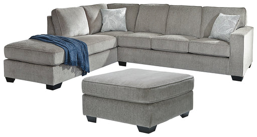 Altari 2-Piece Sectional with Ottoman Factory Furniture Mattress & More - Online or In-Store at our Phillipsburg Location Serving Dayton, Eaton, and Greenville. Shop Now.