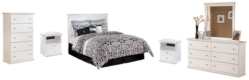 Bostwick Shoals Queen/Full Panel Headboard with Mirrored Dresser, Chest and 2 Nightstands Factory Furniture Mattress & More - Online or In-Store at our Phillipsburg Location Serving Dayton, Eaton, and Greenville. Shop Now.