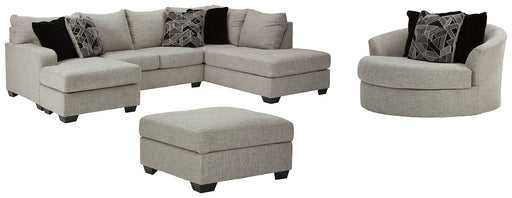 Megginson 2-Piece Sectional with Chair and Ottoman Factory Furniture Mattress & More - Online or In-Store at our Phillipsburg Location Serving Dayton, Eaton, and Greenville. Shop Now.