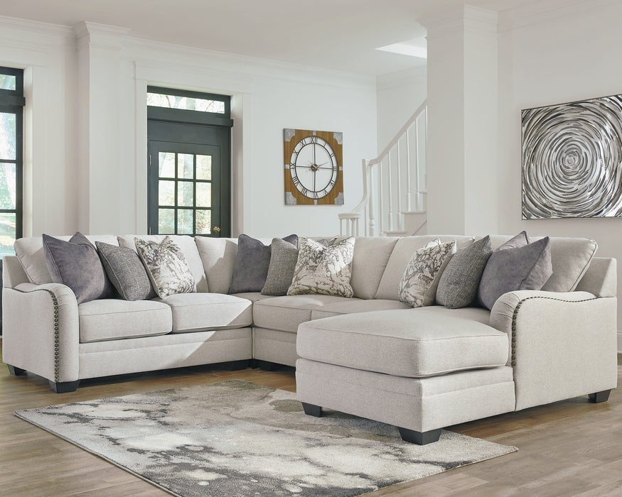Dellara 4-Piece Sectional with Ottoman Factory Furniture Mattress & More - Online or In-Store at our Phillipsburg Location Serving Dayton, Eaton, and Greenville. Shop Now.