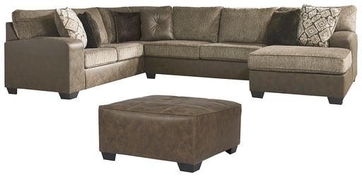 Abalone 3-Piece Sectional with Ottoman Factory Furniture Mattress & More - Online or In-Store at our Phillipsburg Location Serving Dayton, Eaton, and Greenville. Shop Now.