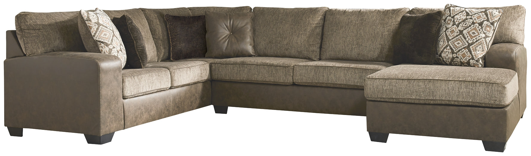 Abalone 3-Piece Sectional with Ottoman Factory Furniture Mattress & More - Online or In-Store at our Phillipsburg Location Serving Dayton, Eaton, and Greenville. Shop Now.