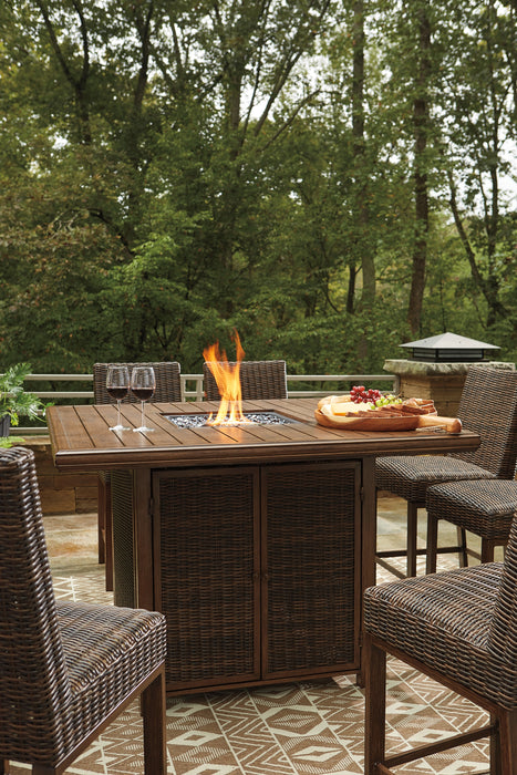 Paradise Trail Outdoor Bar Table and 8 Barstools Factory Furniture Mattress & More - Online or In-Store at our Phillipsburg Location Serving Dayton, Eaton, and Greenville. Shop Now.